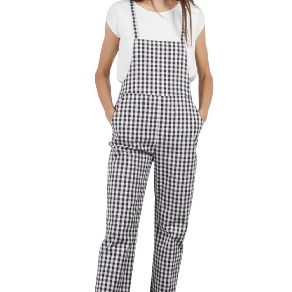 The Blake Cropped Overalls